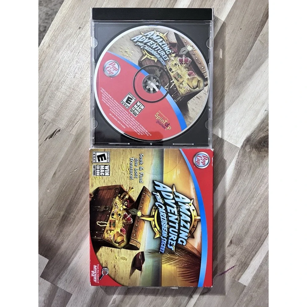 PopCap Amazing Adventures Caribbean Secret PC Mac Game OS X Win E Hidden Object